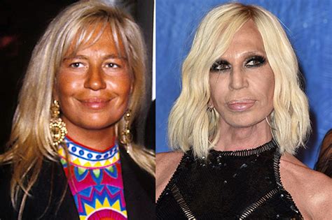 donatella versace prima di rifarsi|donatella versace.